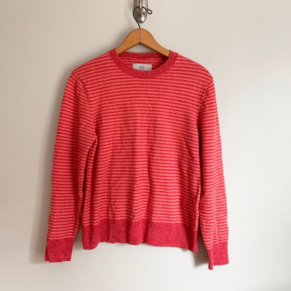 Jack Spade striped wool crewneck sweater M